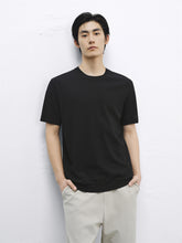 Men's Solid Printed T-Shirt Style Knit Pullover